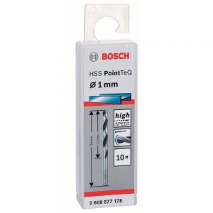 Bosch 1mm HSS Jobber Twist Drill Bit 10 Pack