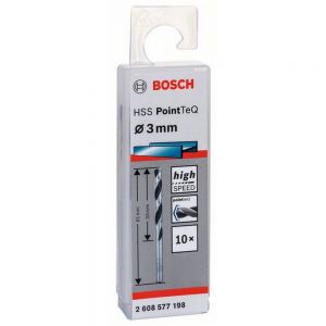 Bosch 3mm HSS Jobber Twist Drill Bit 10 Pack