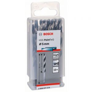 Bosch 5mm HSS Jobber Twist Drill Bit 10 Pack