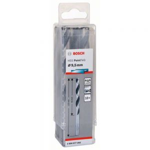 Bosch 9.5mm HSS Jobber Twist Drill Bit 10 Pack
