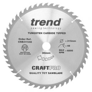 Trend CSB/31548 TCT Saw Blade 315 x 30 x 48 Teeth