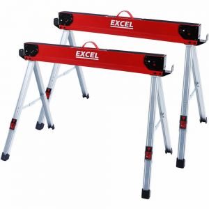 Excel 8502 Heavy Duty Steel Folding Saw Horse
