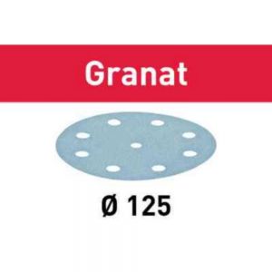 Festool 497148 Abrasive sheet Granat STF D125/8 P120 GR/10
