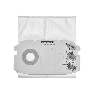Festool 498411 CT SELFCLEAN Filter Bag SC FIS-CT MIDI/5