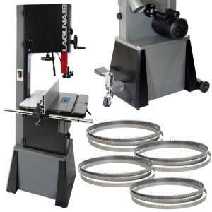 Laguna 14/12 Bandsaw Package 1 with Wheel Kit and 4 Blades