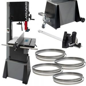 Laguna 14/12 Bandsaw Package 2 with Mitre Guide, Wheel Kit and 4 Blades