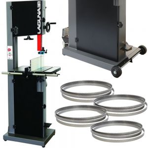 Laguna 14/BX Bandsaw Package 1 with Wheel Kit and 4 Blades