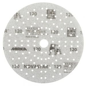 Mirka Novastar 150mm Grip 121 Hole Sanding Discs