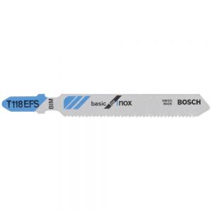 Bosch T 118 EFS Basic for Stainless Steel Jigsaw Blades 2608636497