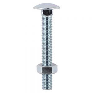 Timco 10100CBP Roofing Bolts and Square Nuts M10 x 100 mm