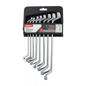 Timco 468237 8 Piece Double Ring Spanner Set