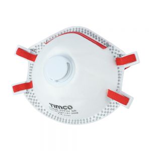 Timco 770525 FFP3 Moulded Mask with Valve 5 Pack