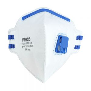 TIMco 770737 FFP2 Fold Flat Masks with Valve 3 Pack