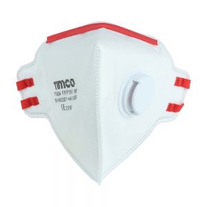Timco 770834 FFP3 Fold Flat Mask with Valve 10 Pack
