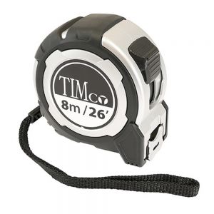 Timco 8MTAPE Tape Measure 8m x 25mm