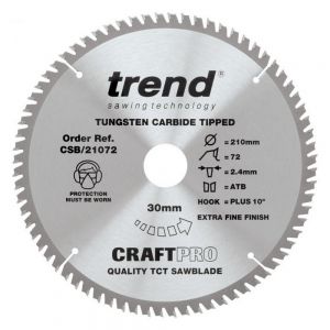 Trend CSB/21072 TCT Saw Blade 210 x 30 x 72 Teeth