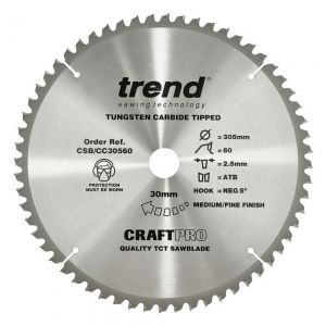 Trend CSB/CC30560 TCT Saw Blade 305 x 30 x 60 Teeth