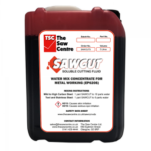 SAWCUT 5 Litre Soluble Cutting Oil for Metal Working EP620S