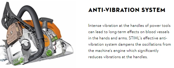 Stihl MS Feature - Anti Vibration System